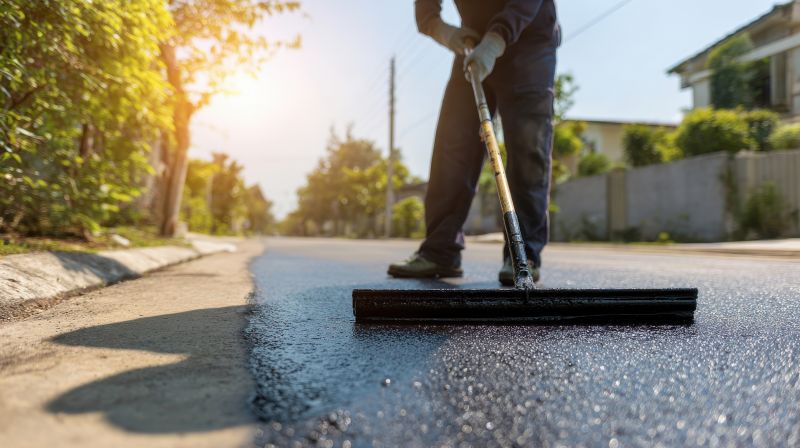 Asphalt Sealings in Summer