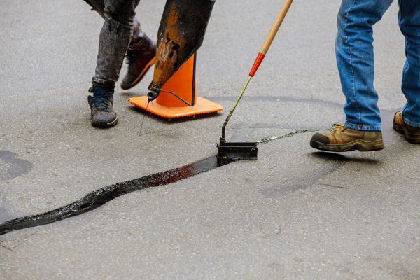 Parking Lot Crack Sealing in Fishers